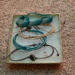 Bundle of 4 pura Vida bracelets